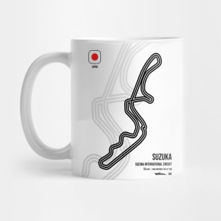 Suzuka Race Track Mug